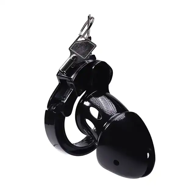 Fanstasy Fetish - Cock Cage Advanced Locking Mechanism ABS - Klatka na penisa z systemem blokowania. Kłódka z kluczami w zestawie!