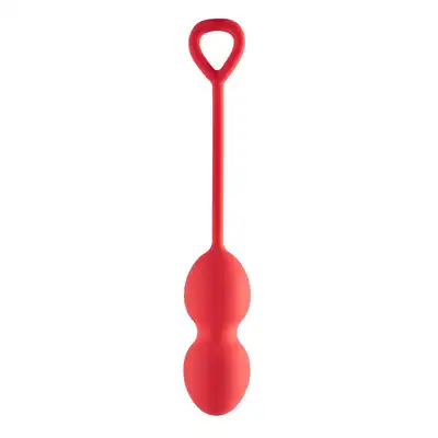 Love Signal - Playful Drops Love Ball - Silikonowe kulki gejszy do ćwiczeń mięśni kegla. Uroczy design!