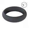 Levelz - Wide O Silicone Cock Ring XXL 55 mm. Duży klasyczny ring silikonowy o średnicy 5,5 cm