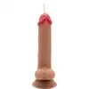Kiotos - Cox Power Squirt Vibration Dildo with Remote - Zaawansowane dildo z wibracjami i opcją wytrysku, pilot w zestawie. Realizm w nowoczesnym wydaniu!