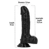 Toyz4Lovers - Dan Liquorice Scented Dildo 18 cm - Aromatyzowane, realistyczne dildo o zapachu lukrecji. Prosto z Włoch!