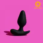 Girls Toys - Korek analny Jurby. Black Deep Pulse Anal Plug. Doskonale wyprofilowany silikonowy wibrujący korek analny