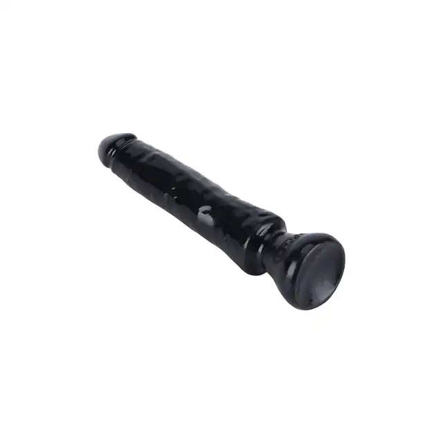 ToyJoy - Starter Dong 6 Inch . Czarne realistyczne dildo 16cm  z wygodną przyssawką z wysokiej jakości TPE