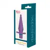 Love Signal - Tingling Touch Vibrating Anal Plug - Uroczy wibrujący korek analny w kolorze fioletowym. Ładowanie USB, wodoodporność IPX6.