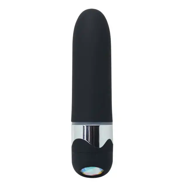 Toyz4Lovers - Shiny Classic Vibrator. Poręczny czarny wibrator do łechtaczki,  na baterie o niesamowitych wibracjach! 11,5 cm długości