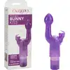 Calexotics - The Original Bunny Kiss Purple - Uroczy żelowy wibrator z króliczkiem w kolorze fioletowym. Stymulacja punktu G, stymulacja łechtaczki, 3 poziomy wibracji!