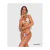Obsessive – Luise Sublim White 2-Pcs Crotchless Set L/XL. Biały, wycięty, koronkowy, niesamowicie seksowny komplet bielizny