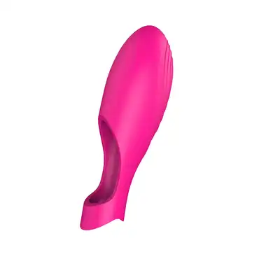 Elys - Raise Up Finger Vibrator - Wibrująca nakładka na palec do stymulacji łechtaczki i innych stref erogennych. Miękki silikon, kompaktowy rozmiar, cichy bullet w środku.