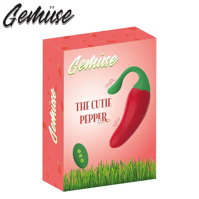 Gemüse - The Cutie Pepper. Przesłodki kompaktowy wibrator papryczka sterowany na pilocik. 