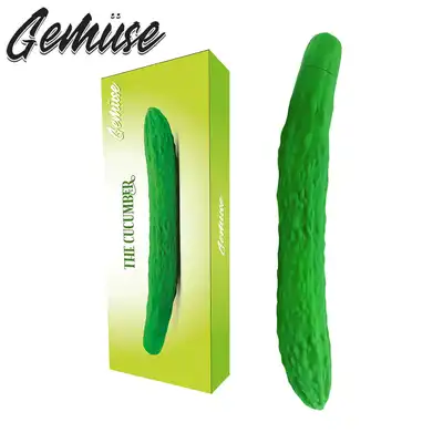 Gemüse - The Cucumber. Niepozorny wibrator incognito ogórek 10 trybów wibracji. 