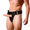 Harness Attraction - Gregory. Męski strapon z wibracjami, przedłużka z uprzężą 16,cm 