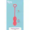 Love Signal - Playful Drops Love Ball - Silikonowe kulki gejszy do ćwiczeń mięśni kegla. Uroczy design!