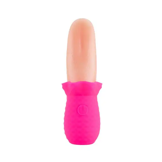 Teazers - Realistic Tongue Vibrator - Różowy Wibrator Językowy 4 tryby wibracji, 7 prędkości - elastyczny realizm w Twoich rękach.