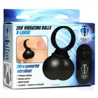 Trinity Men - 28X Vibrating Balls X-Large - Ring z wibrującymi jądrami sterowany pilotem. 4 funkcje i 7 wzorów wibracji!