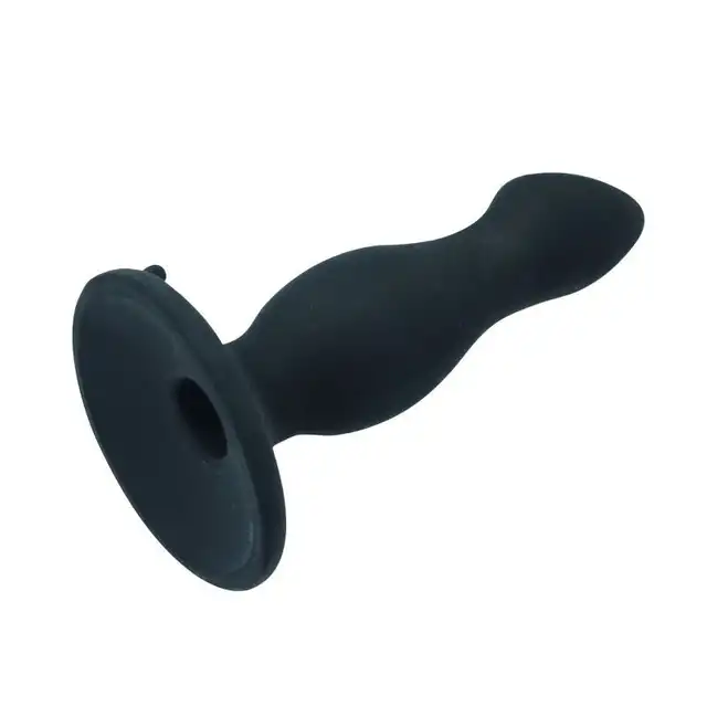 Toyz4Lovers - Bloom Anal Plug O 3cm. Czarna, silikonowa zatyczka analna z przyssawką. 