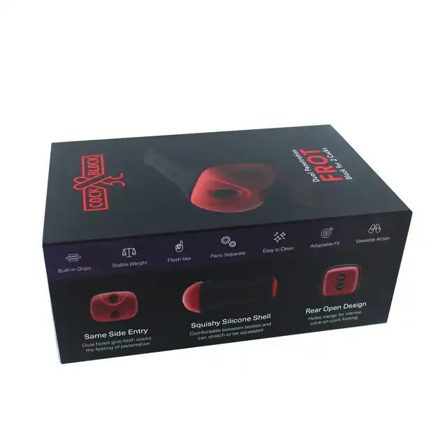 CockBlock - FROT Dual Penetration Block for 2 Cocks - Innowacyjny podwójny masturbator dla dwóch osób! Doświadcz bliskości w zupełnie nowym wydaniu! Top produkt!