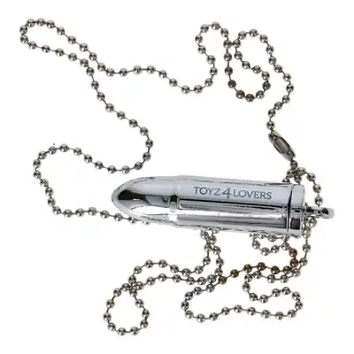 Elys - One Shot Vibrator Bullet - Elegancki naszyjnik incognito z mini wibratorem. Minimalistyczny design, mocne wibracje, dyskrecja na łańcuszku.