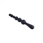 NMC - Beads Hunter. Kulki analne silikonowe czarne, perfekcyjna stopniowana analna stymulacja
