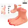 Intense - Deep Touch Gabbie Foot.  Dwuczęściowy masturbator w kształcie realistycznych stóp z waginami