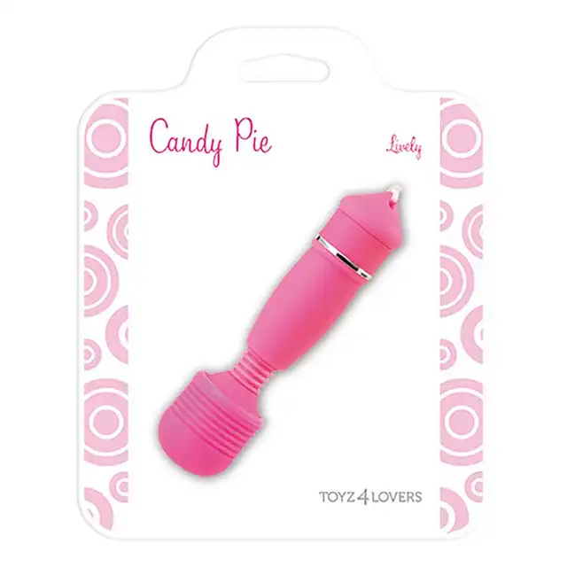 Toyz4Lovers - Candy Pie Plump Vaginal Stimulator Pink - Mini magiczna różdżka w kolorze różowym. Dyskretny, idealny w podróż.