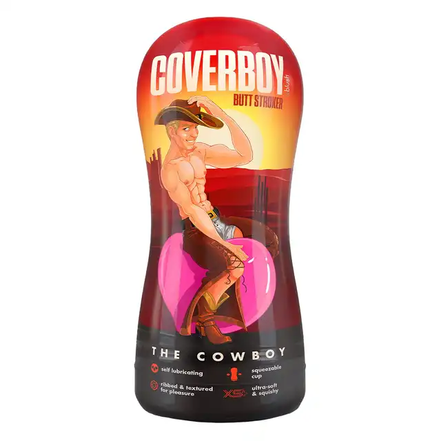 Blush Coverboy - The Cowboy Butt Stroker - kompaktowy masturbator kowboj z funkcją samonawilżania i regulacją podciśnienia.