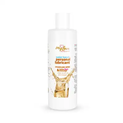 My Love - Aroma Series Intim&amp;Massage 2in1 Sparkling Wine 300ml - Żel 2 w 1 do intymnych doznań oraz sensualnego masażu ciała o zapachu musującego wina.