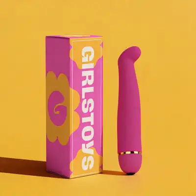 Girls Toys - Wibrator Courchevel. Różowy z zakrzywioną końcówką do stymulacji punktu G. 10 funkcji wibracji i jedwabiście miękki silikon! PHTOY57 