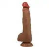 Beautiful - Wilks 9,8" Rotating &amp; Thrusting  Dildo - Realistyczny wibrator-dildo z przyssawką z ruchem posuwistym i rotacyjnym. 25 cm przyjemności.