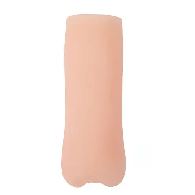 Fluffy Love - Masturbator 032A - kieszonkowy masturbator - cielisty kolor, gładki, ergonomiczny kształt, który naturalnie dopasowuje się do dłoni.