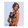 Obsessive - Carrola 2-Pcs Crotchless Set L/XL - 2-częściowy otwarty komplet z uroczymi falbankami w kropki.