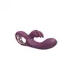 BSeries Rabbit Vibrator Purple - Fioletowy wibrator króliczek z poręcznym uchwytem.