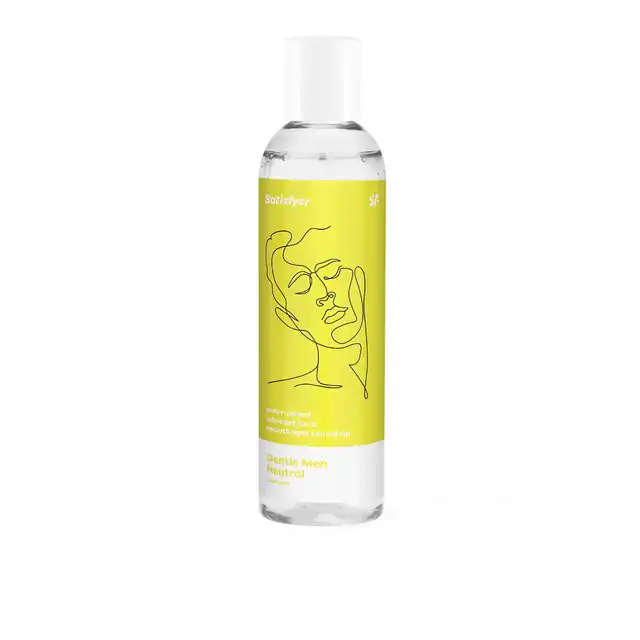 Satisfyer - Gentle Men Neutral Lubricant Waterbased 300 ml - Neutralny lubrykant na bazie wody stworzony z myślą o masturbatorach Satisfyer Men i nie tylko.