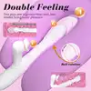 BSeries Dual Motion Licking Vibe - Innowacyjny wibrator rotacyjny ze stymulacją łechtaczki w kształcie ust z ruchomym języczkiem.