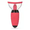 Crushious - Scarlet Vulva Vibrating Tongue &amp; Suction Stimulator - Wibrujący języczek i regulowane ssanie połączone w jednym intensywnym stymulatorze.