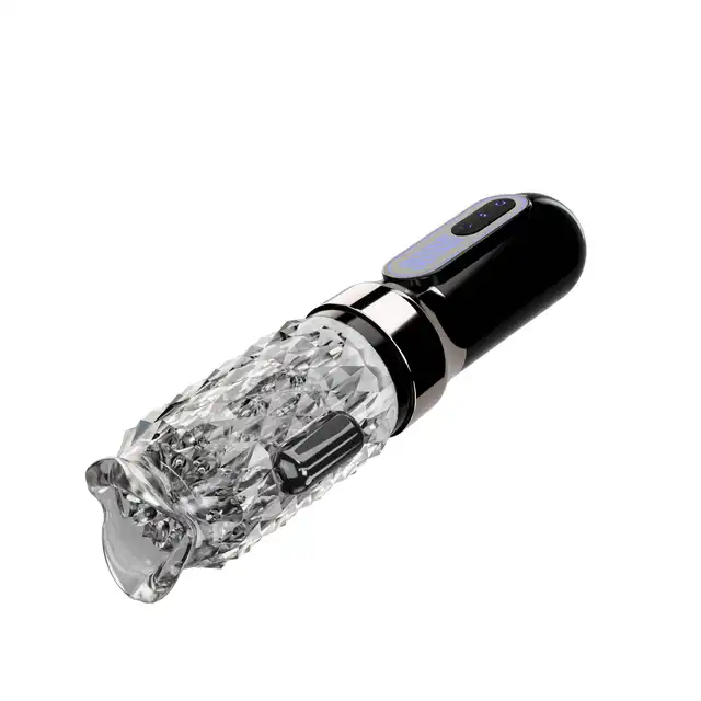 BSeries Cyclon Oral Plus Masturbator - Wielowymiarowy masturbator z funkcjami wibracji, ruchu posuwistego i ruchu języka.