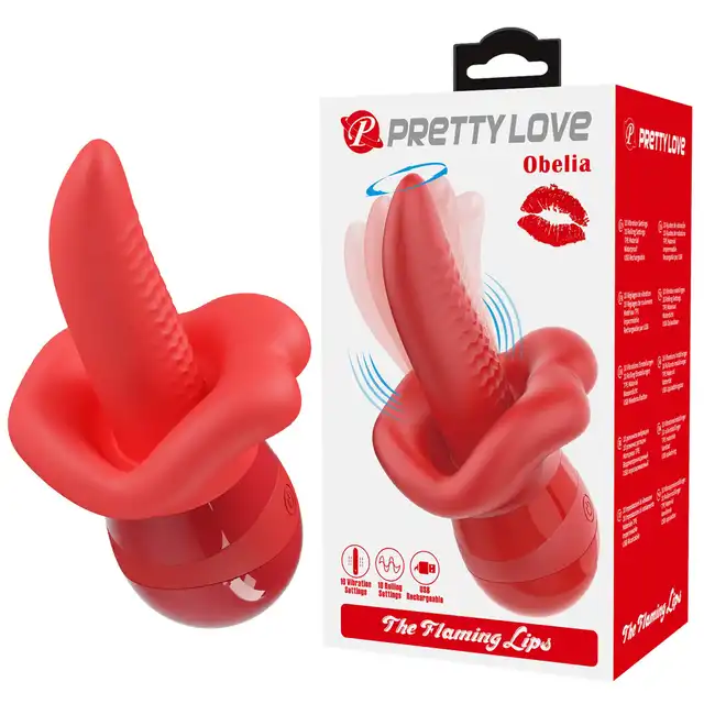 Pretty Love - Obelia The Flaming Lips. Ekstra stymulator łechtaczki z językiem! Symulator seksu oralnego!
