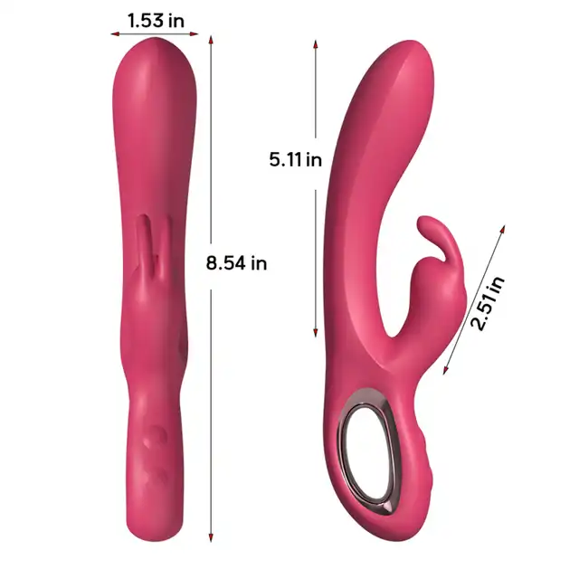BSeries Rabbit Vibrator Purple - Fioletowy wibrator króliczek z poręcznym uchwytem.