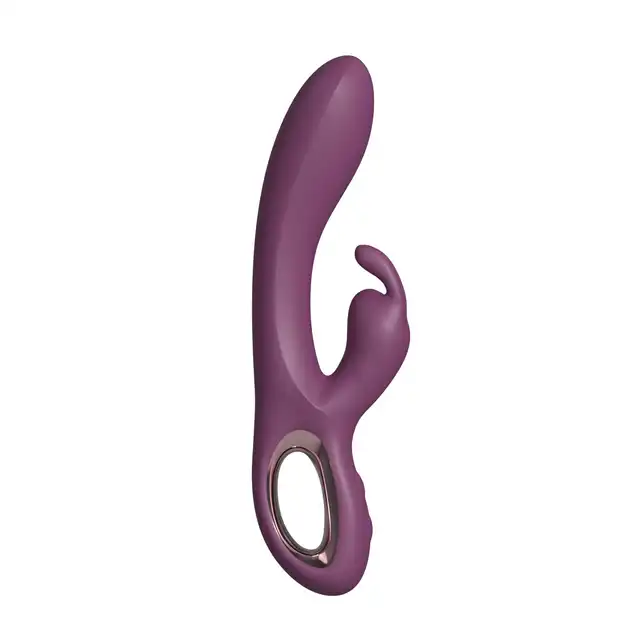 BSeries Rabbit Vibrator Purple - Fioletowy wibrator króliczek z poręcznym uchwytem.