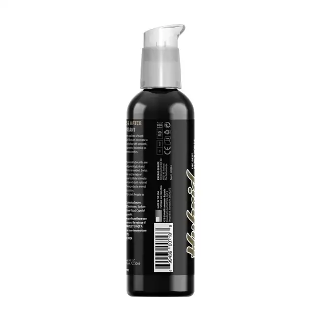 Swiss Navy - Premium Silicone and Water Hybrid Lubricant 59 ml - Hybrydowy lubrykant wodno-silikonowy. Połączenie lekkości formuły wodnej z trwałością silikonu dla jedwabistego, długotrwałego poślizgu.