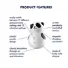 Satisfyer - Pocket Panda USB. Uroczy stymulator łechtaczki incognito w kształcie pandy. Technologia air pulse i wibracje 