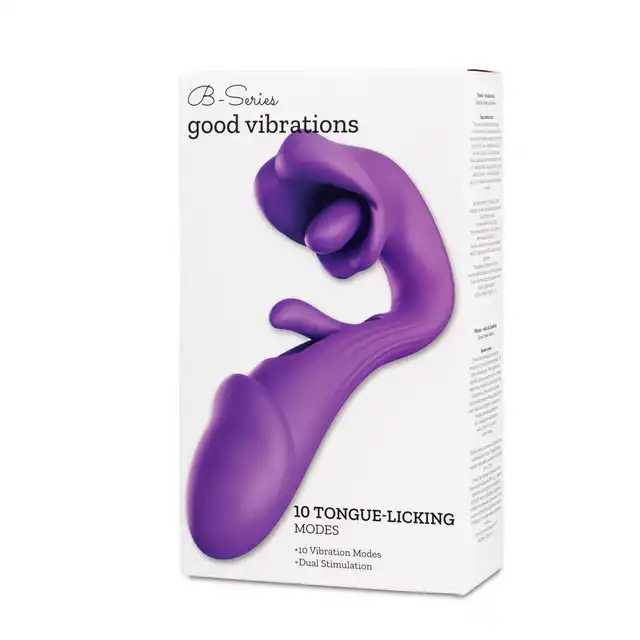 BSeries Tongue Flap Dual Vibe – Zaawansowany wibrator do punktu G i łechtaczki z zaciskającymi ustami.