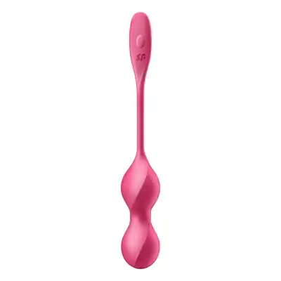 Satisfyer - Love Birds 2 Pink - Wibrujące kulki gejszy z aplikacją i pilotem - dwa silniki, 12 programów wibracji oraz sterowanie aplikacją lub pilotem – trening mięśni dna miednicy w nowoczesnym wydaniu.