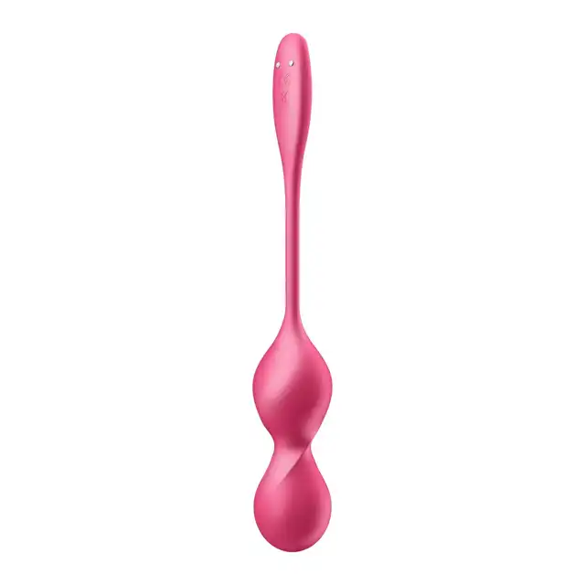 Satisfyer - Love Birds 2 Pink - Wibrujące kulki gejszy z aplikacją i pilotem - dwa silniki, 12 programów wibracji oraz sterowanie aplikacją lub pilotem – trening mięśni dna miednicy w nowoczesnym wydaniu.