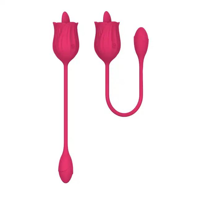 B-Series – Licking Massager. Wibrator z ruchomym języczkiem oraz wibrującym jajeczkieml 10 szalonych funkcji!