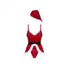 Obsessive – Hot Santa S/M. Seksowny 3 częściowy kostium mikołajki z czapeczką