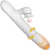 BSeries Dual Motion Licking Vibe - Innowacyjny wibrator rotacyjny ze stymulacją łechtaczki w kształcie ust z ruchomym języczkiem.