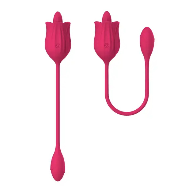B-Series – Licking Massager. Wibrator z ruchomym języczkiem oraz wibrującym jajeczkieml 10 szalonych funkcji!