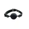 Fetish Fantasy Breathable Silicone Ball Gag – Oddychający knebel z silikonową kulą o średnicy 4 cm i regulowanym paskiem.