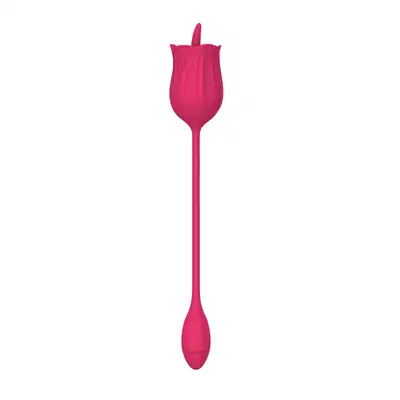 B-Series – Licking Massager. Wibrator z ruchomym języczkiem oraz wibrującym jajeczkieml 10 szalonych funkcji!