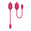 B-Series – Licking Massager. Wibrator z ruchomym języczkiem oraz wibrującym jajeczkieml 10 szalonych funkcji!